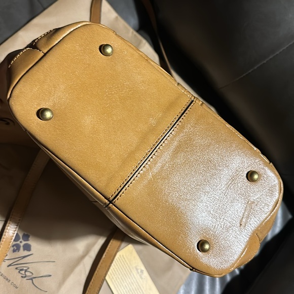 Make Offer! Patricia Nash Kemble Biscuit Tooled Tote Shoulder Bag Tassels - Picture 8 of 8